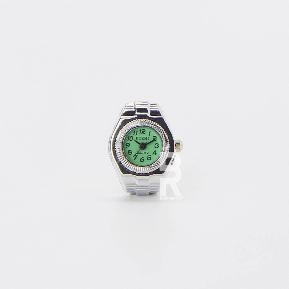 MILANO RING | SILVER GREEN