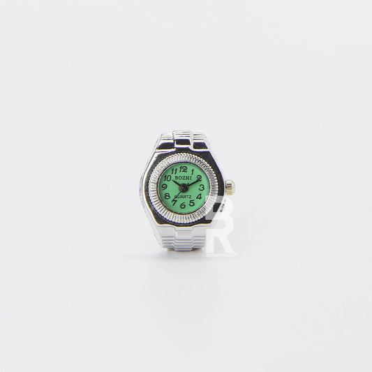MILANO RING | SILVER GREEN