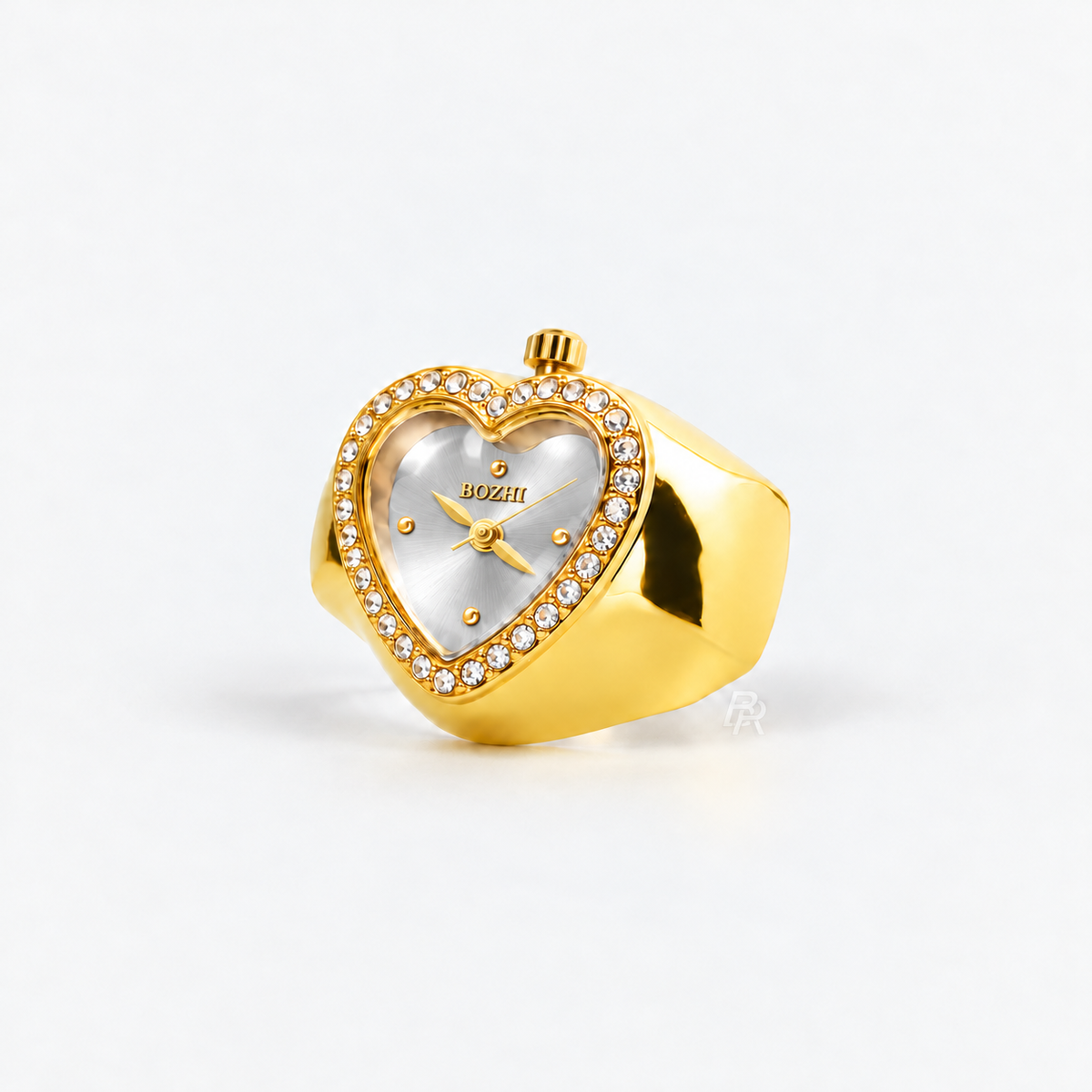 HEART RING | GOLD GRAY