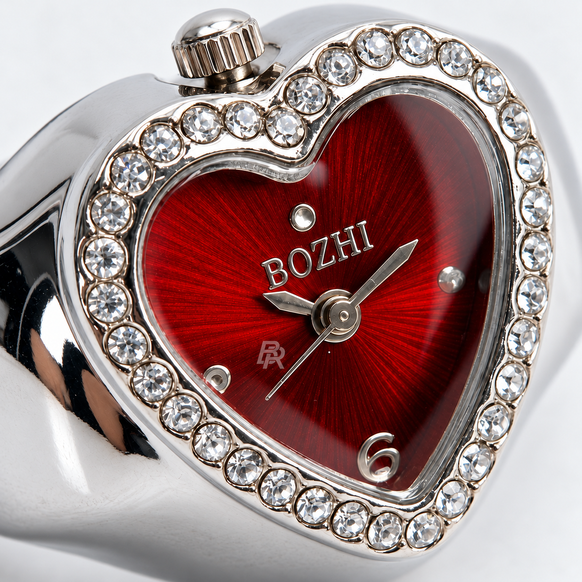 HEART RING | SILVER RED