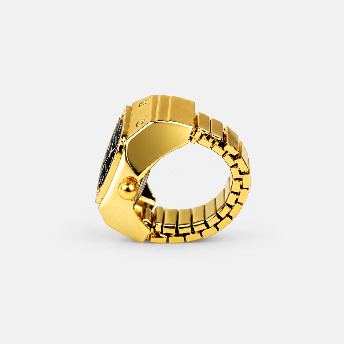 SANTOS RING | GOLD BLACK