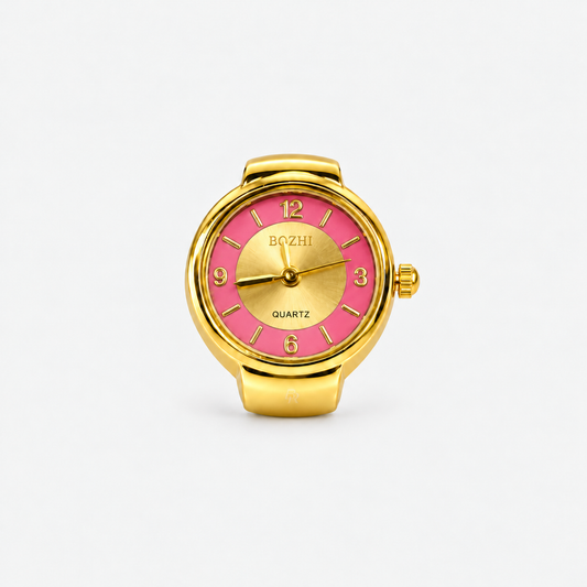 MIDNIGHT RING | GOLD PINK