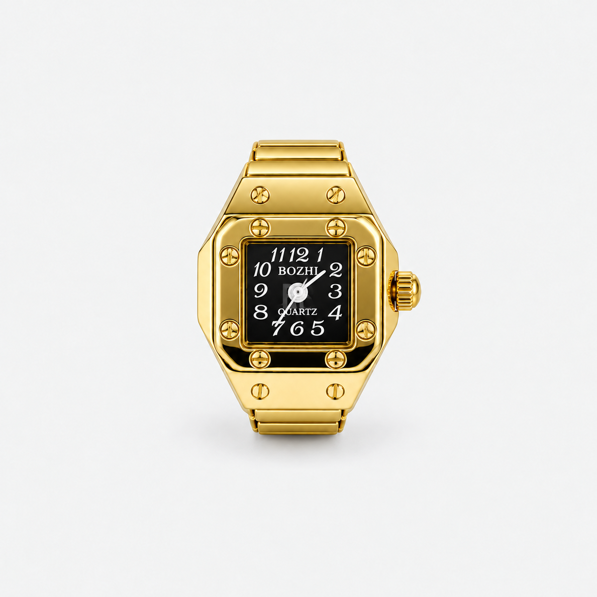 SANTOS RING | GOLD BLACK