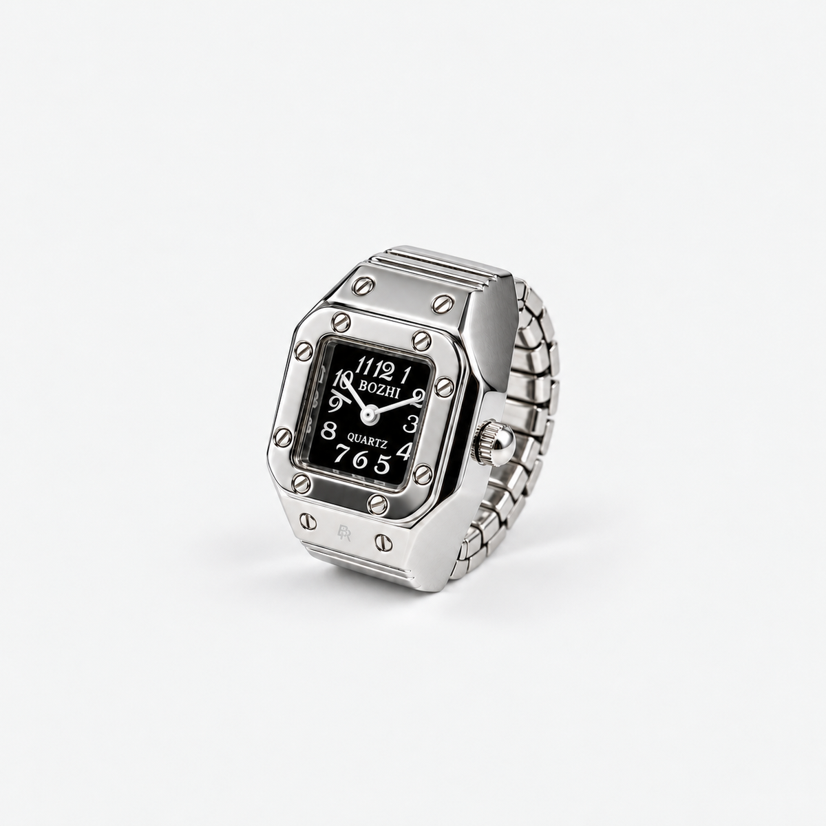 SANTOS RING | SILVER BLACK