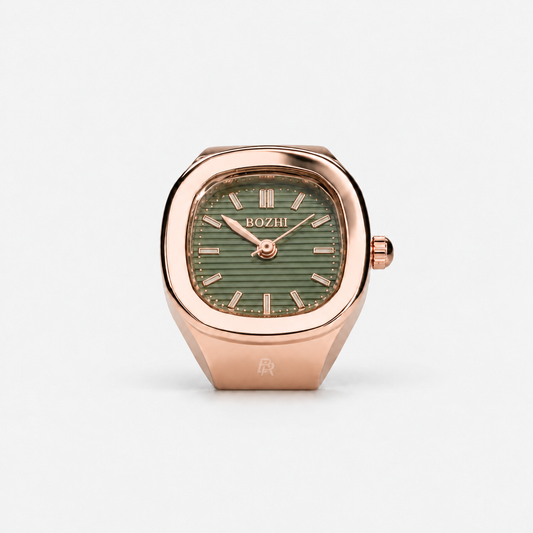 NAUTILUS RING | ROSE GREEN