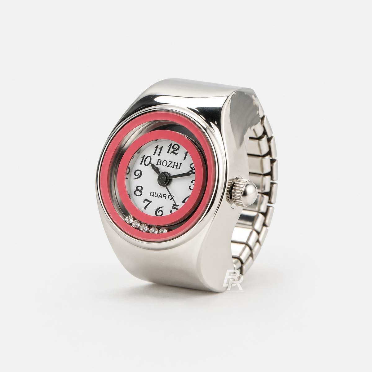 MOVEMENT RING | SILVER PINK