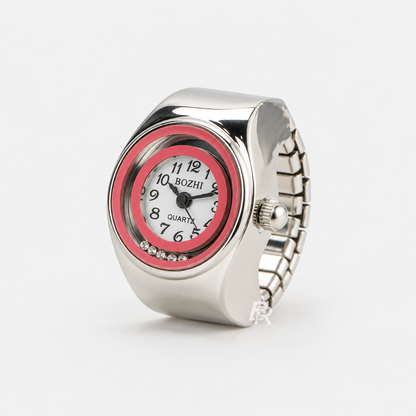 MOVEMENT RING | SILVER PINK