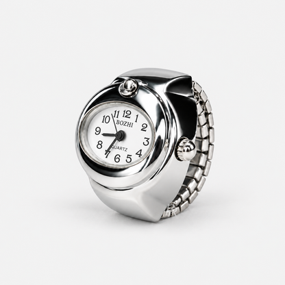 BARI RING | SILVER WHITE