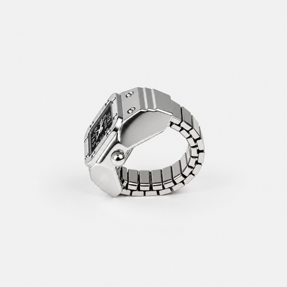 SANTOS RING | SILVER BLACK