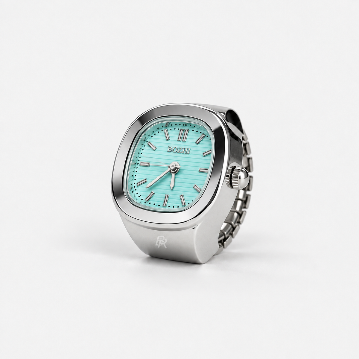 NAUTILUS RING | SILVER TIFFANY BLUE