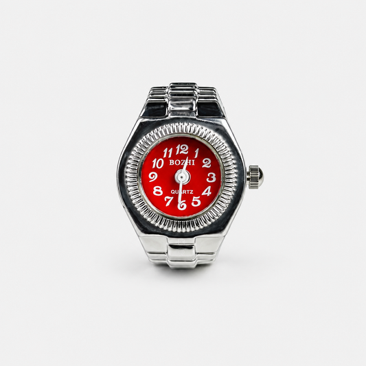 MILANO RING | SILVER RED