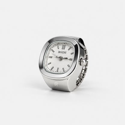 NAUTILUS RING | SILVER WHITE
