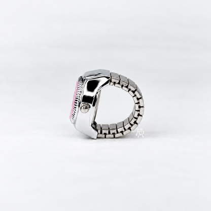 DIGITALE RING | SILVER PINK
