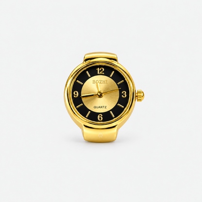 MIDNIGHT RING | GOLD BLACK