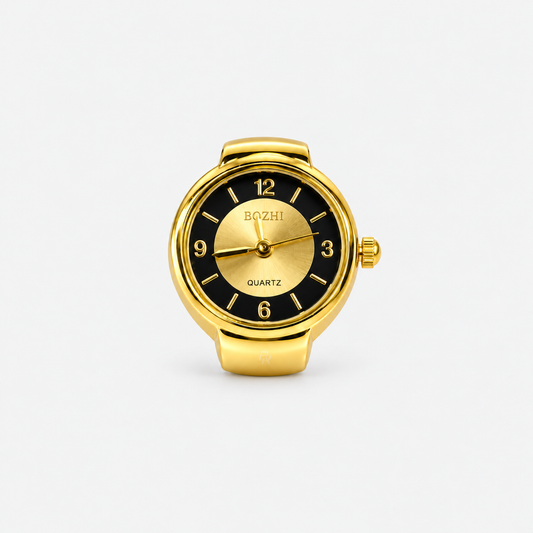 MIDNIGHT RING | GOLD BLACK
