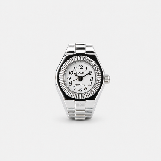 MILANO RING | SILVER WHITE