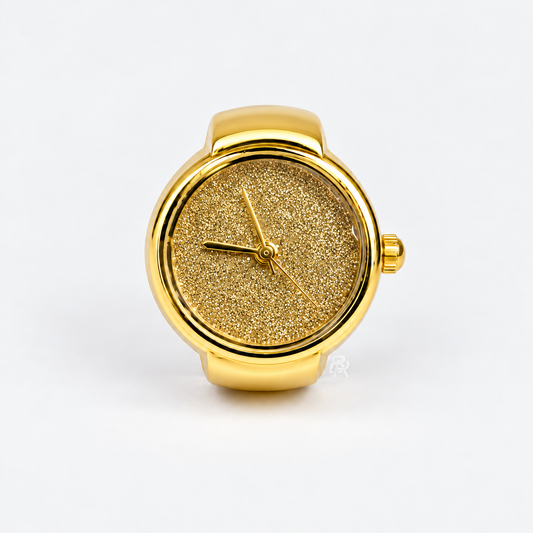 GLITTER RING | GOLD
