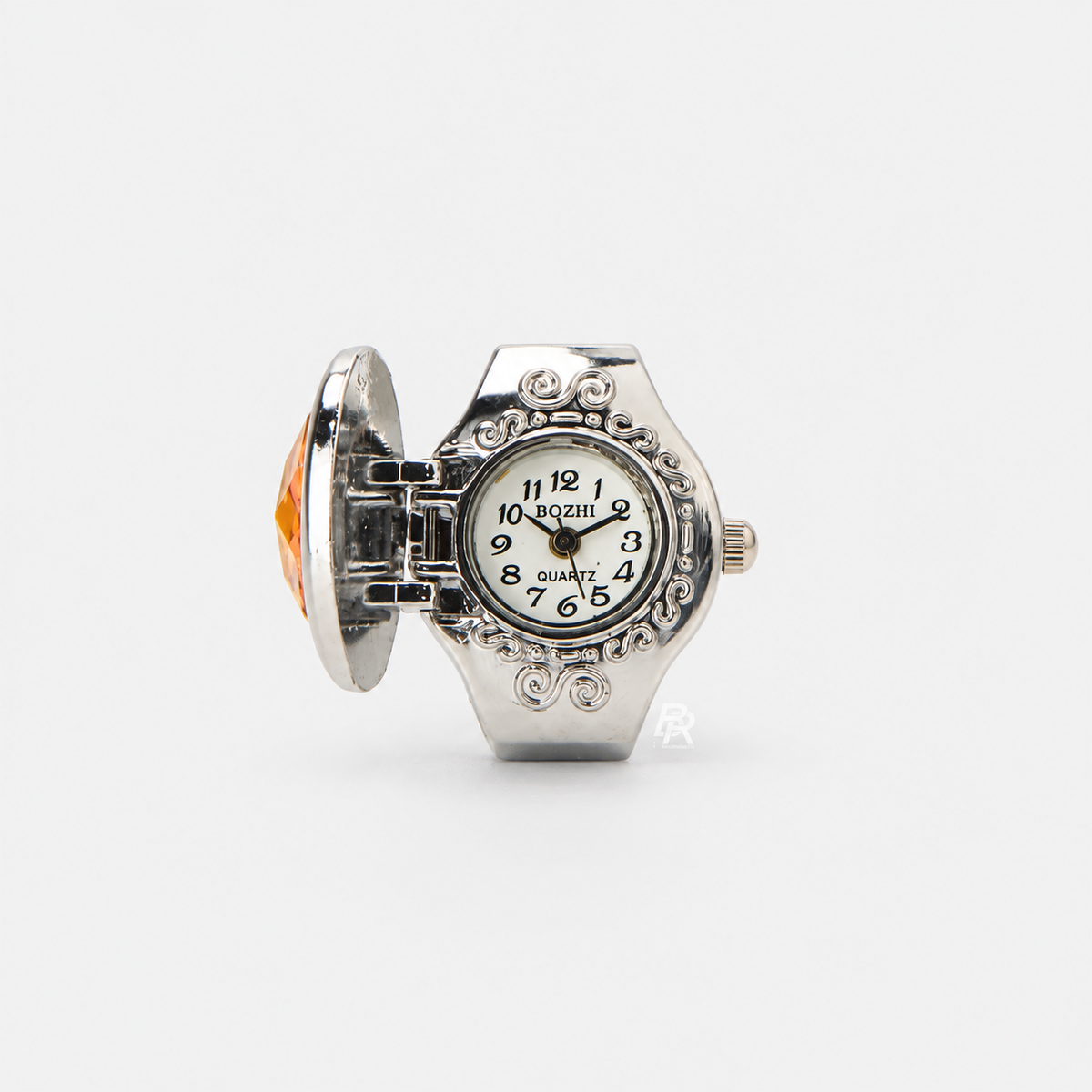 ANILLO DE PIEDRA | PLATA NARANJA