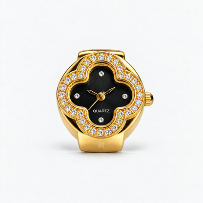 CLEEF RING | GOLD BLACK