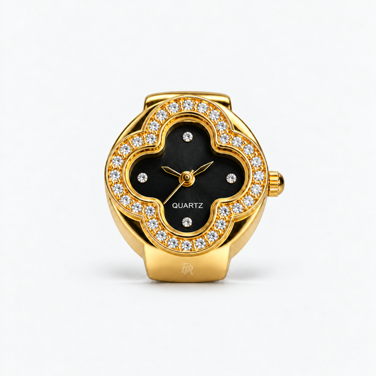 CLEEF RING | GOLD BLACK
