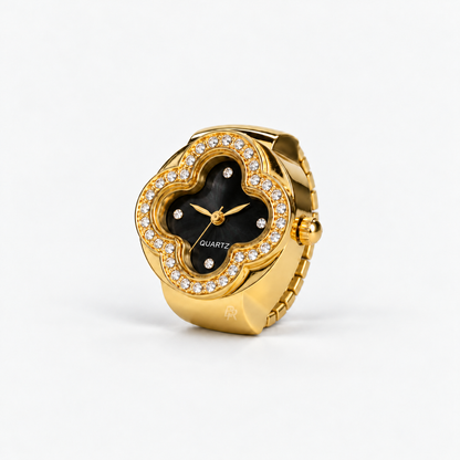 CLEEF RING | GOLD BLACK