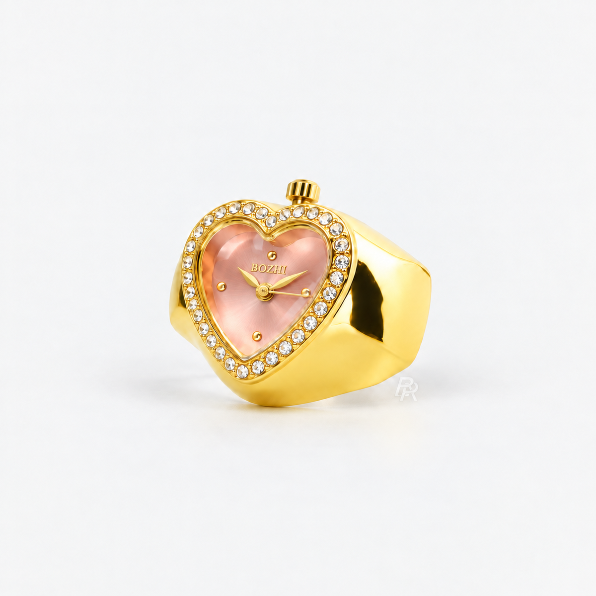 HEART RING | GOLD PINK