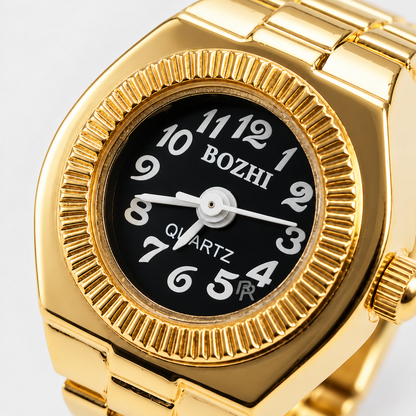 MILANO RING | GOLD BLACK
