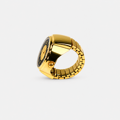 MIDNIGHT RING | GOLD BLACK