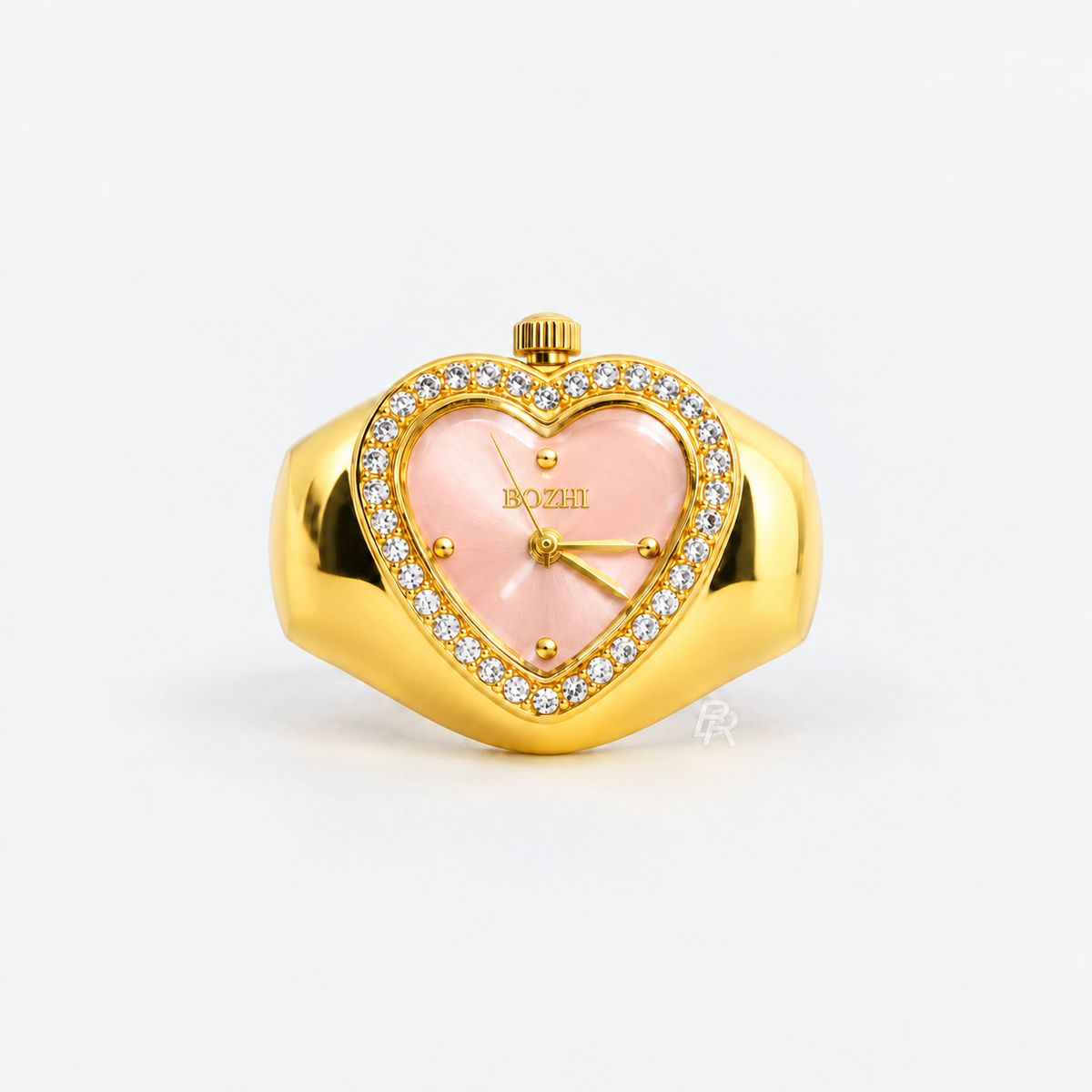 HEART RING | GOLD PINK