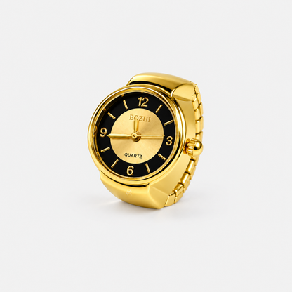MIDNIGHT RING | GOLD BLACK