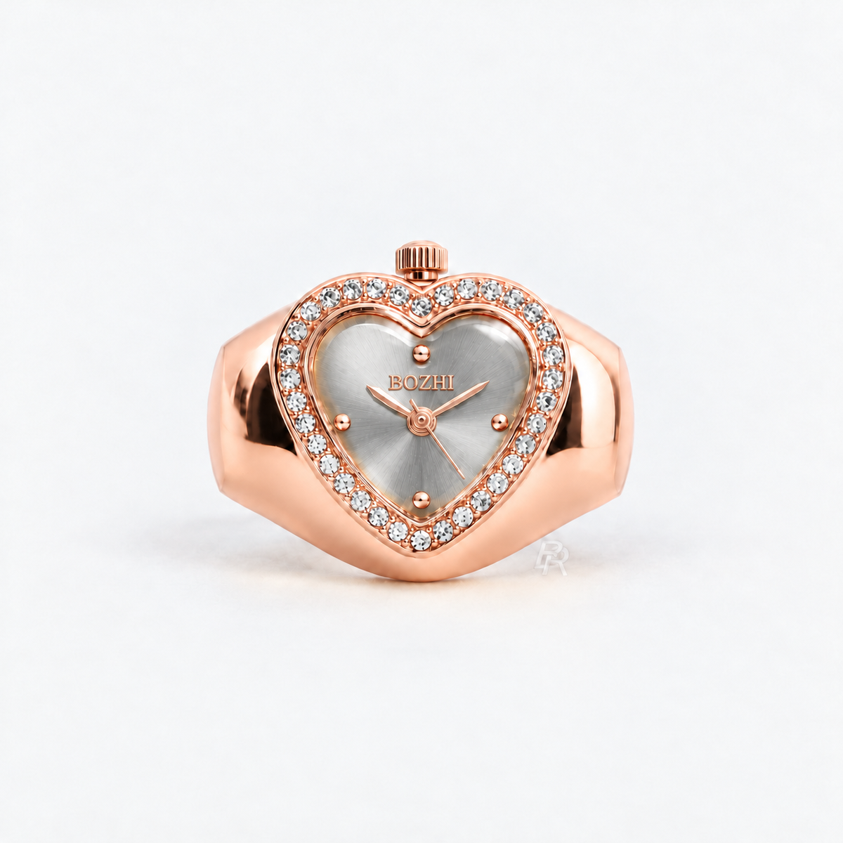 HEART RING | ROSE GRAY