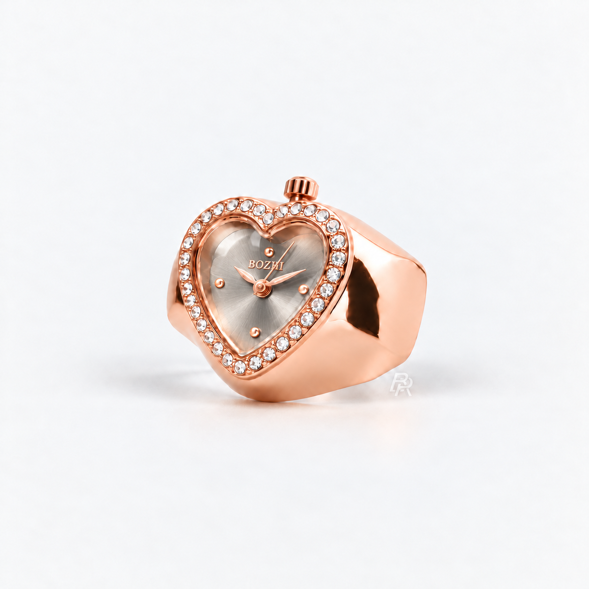 HEART RING | ROSE GRAY