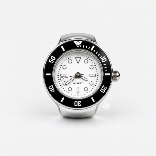 GMT RING | SILVER BLACK