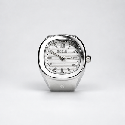 NAUTILUS RING | SILVER WHITE