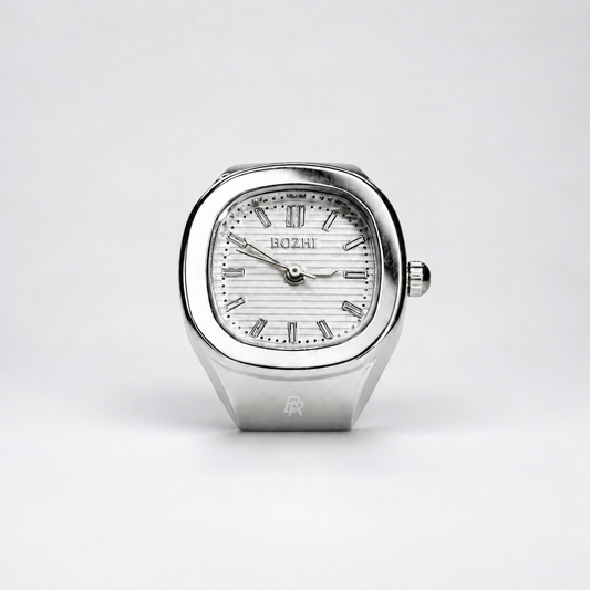 NAUTILUS RING | SILVER WHITE