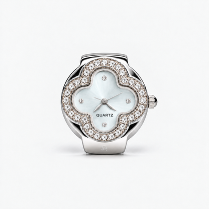 ANILLO CLEEF | PLATA BLANCO