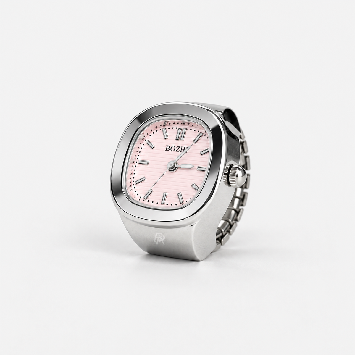 NAUTILUS RING | SILVER PINK