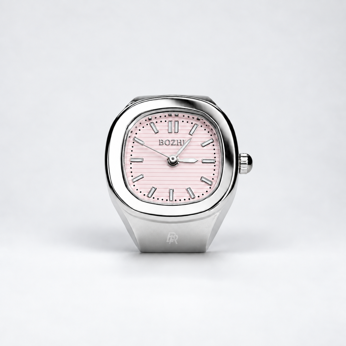 NAUTILUS RING | SILVER PINK