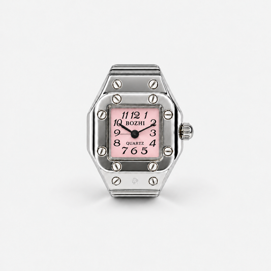 SANTOS RING | SILVER PINK