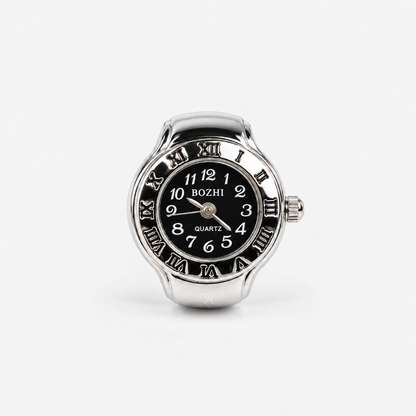 ROMA RING | SILVER BLACK