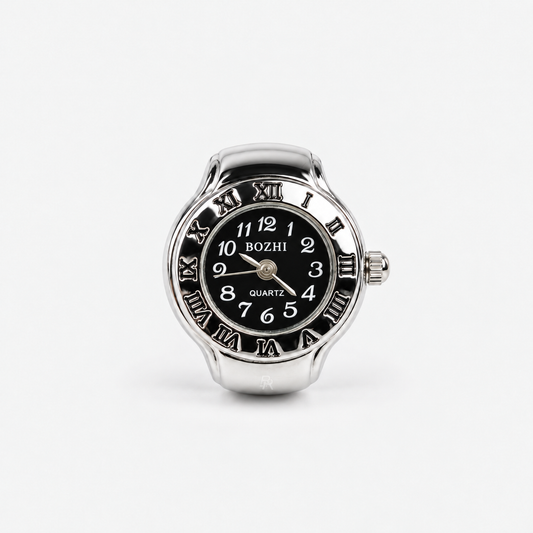 ROMA RING | SILVER BLACK