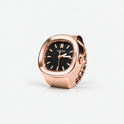 NAUTILUS RING | ROSE BLACK
