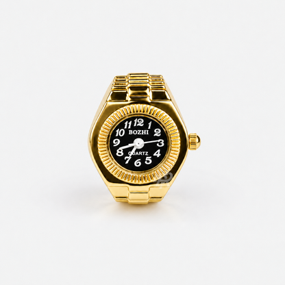 MILANO RING | GOLD BLACK