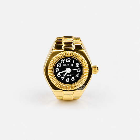 MILANO RING | GOLD BLACK