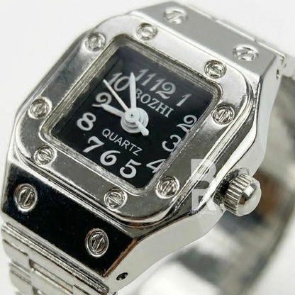 SANTOS RING | SILVER BLACK