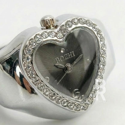 HEART RING | SILVER GRAY