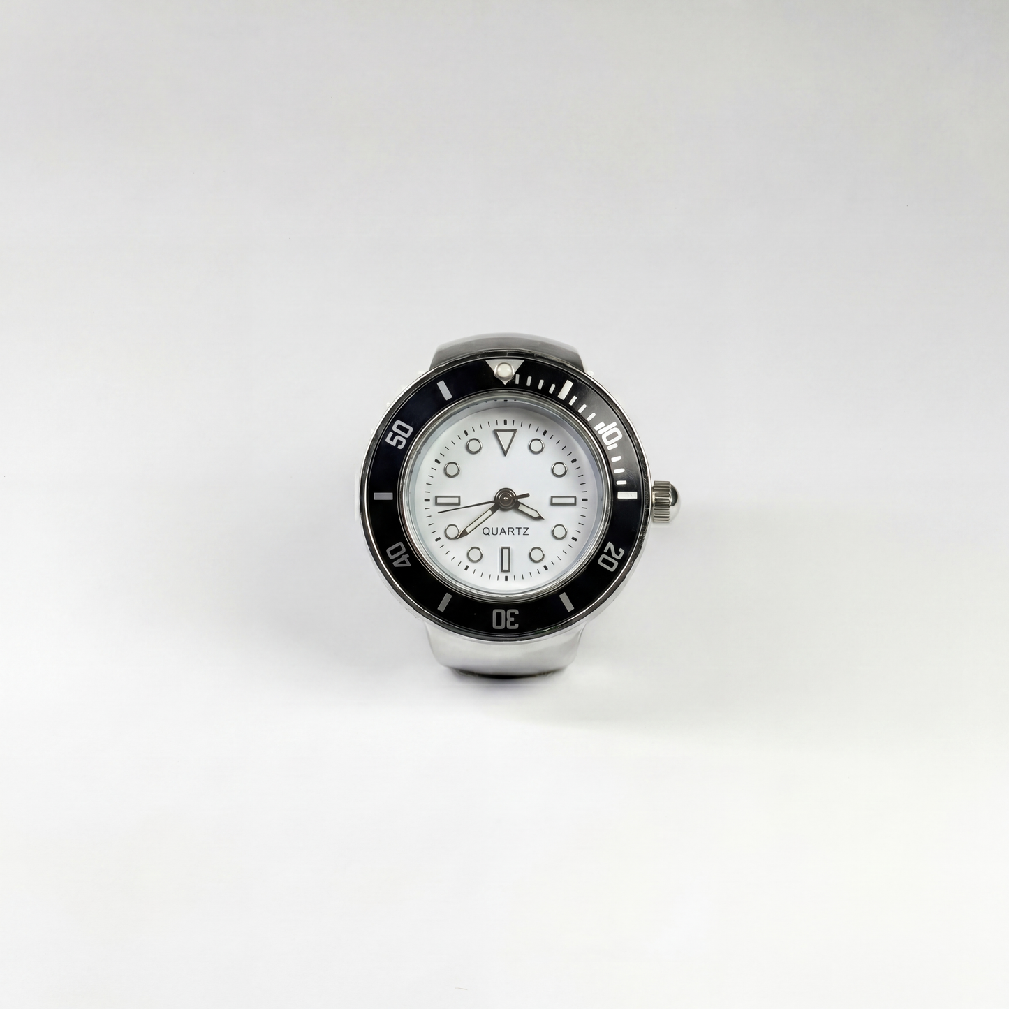 GMT RING | SILVER BLACK