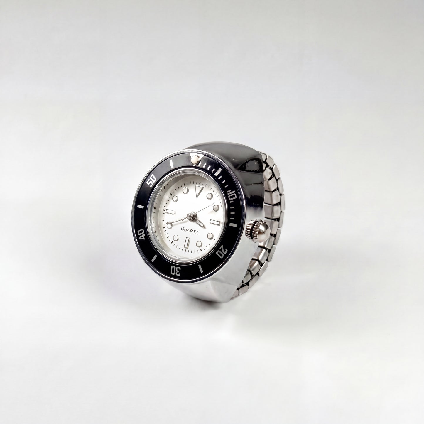 GMT RING | SILVER BLACK