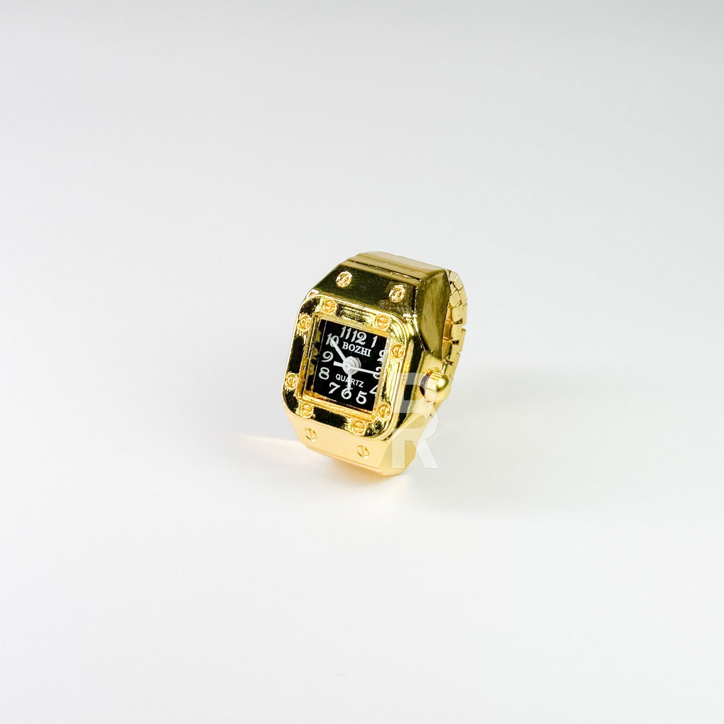 SANTOS RING | GOLD BLACK