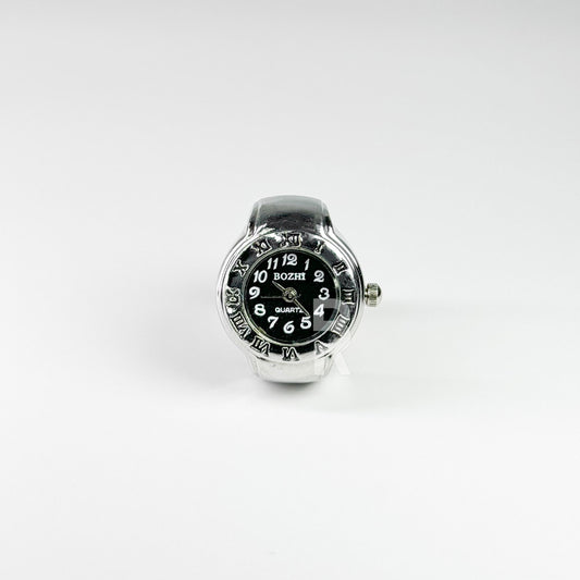 ROMA RING | SILVER BLACK